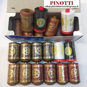 Filo tre stelle vascello cotone 50-1000 yds meta' prezzo-scat 12 spole assortite - Foto 1 di 1