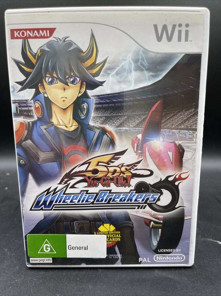 Yu-Gi-Oh 5D'S Wheelie Breaker Nintendo Wii PAL Complete w/manual  - Image 1 of 3