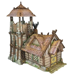 Medieval Town - Outpost Tower - The Frost 28mm Wargame/RPG/AOS/LOTR/DnD Terrain - Picture 1 of 12
