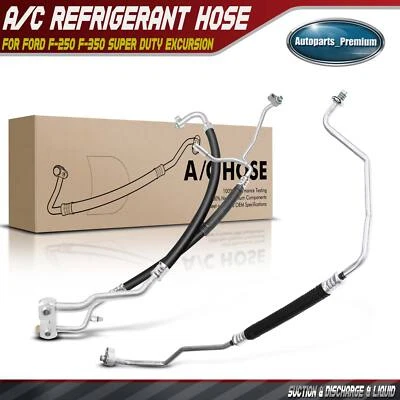 2x Conjunto de línea de succión y descarga y líquido para Ford F-250 F-350 Super Duty Foto 1 de 4