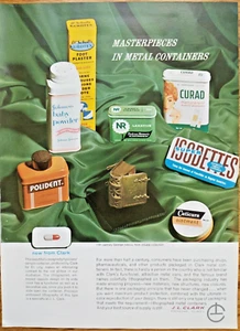 J.L. Clark Rockford IL 1961 Print Ad Vintage Metal Containers - Picture 1 of 1