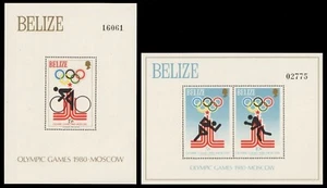 Belice 1979 - Mi-Nr. Bloque 10-11 ** - MNH - Olimpia Moscú - Imagen 1 de 1