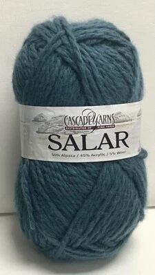 Cascade Yards Salar Alpaca Acrylic Wool Mix 197 Yds 7 Oz. Blue/Green - Image 1 of 2