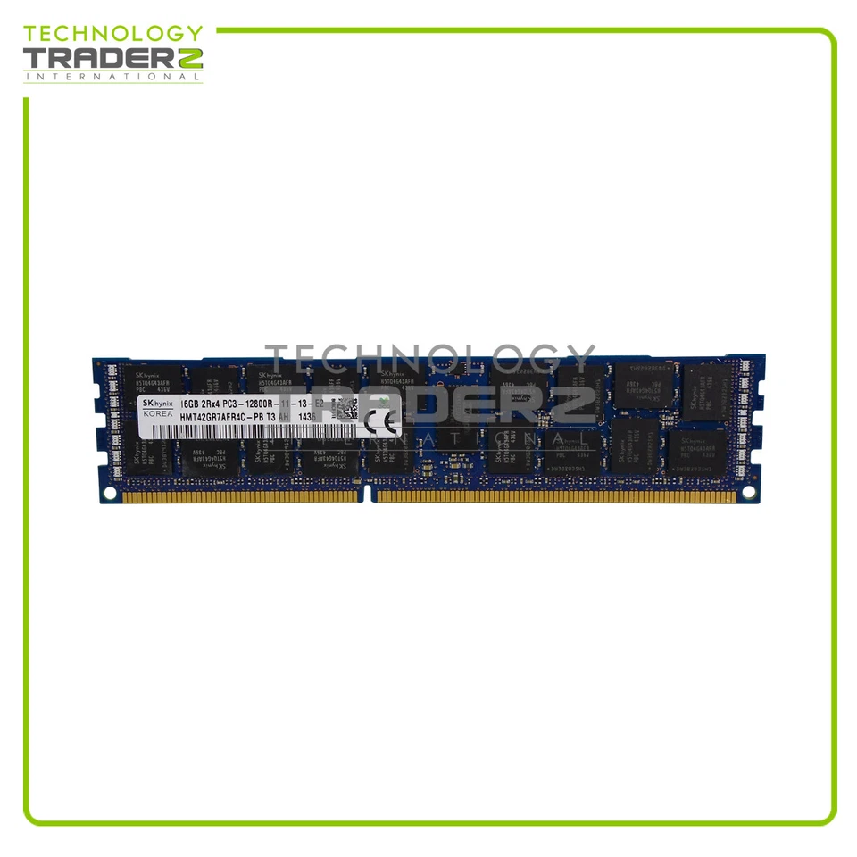 HMT42GR7AFR4C-PB Hynix 16GB PC3-12800 DDR3-1600MHz ECC 2Rx4 Memoria Tirato - Immagine 1 di 1