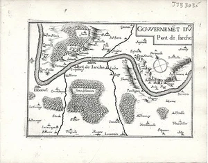 Antique maps, Tassin, Gouvernement du Pont de Larche - Picture 1 of 1