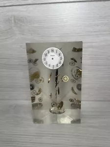 VINTAGE SWISS ARSA 17 RUBIS WATCH CLOCK PARTS TRIANGLE PAPERWEIGHT - Picture 1 of 12