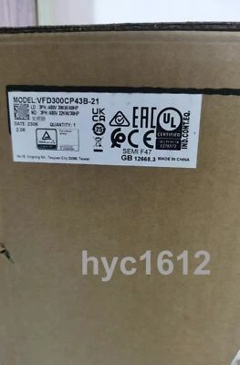 VFD300CP43B-21 DELTA VFD Inverter Frequency converter 30kw 40HP 3phase AC380V - Image 1 of 3