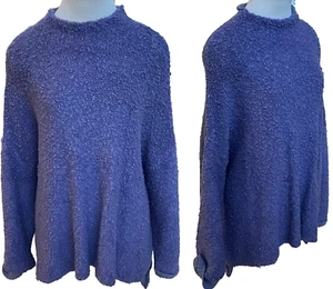 NEU Free People Strickpullover Pullover OVERSIZED LILA GRÖSSE L EINZELHANDEL 128 $ - Bild 1 von 7