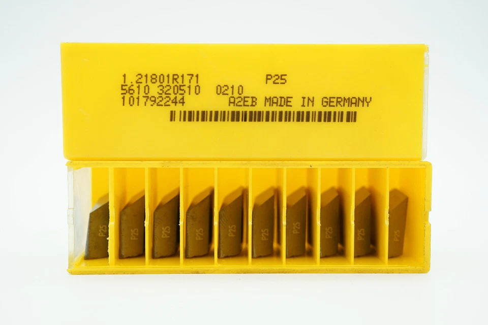 10x Kennametal 1.21801R171 P25 (Fix-Perfect) Wendeschneidplatten zum Drehen - Bild 1 von 1