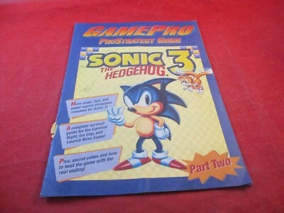 Sonic the Hedgehog 3 Sega Genesis GamePro Strategy Guide Supplement Part 2 - Image 1 of 4