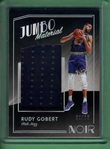 2018-19 Panini Noir Jumbo Material #19 Rudy Gobert 39/99