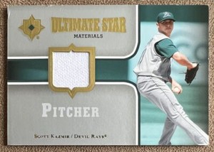 2007 Upper Deck Ultimate Collection Star Materials Jersey Scott Kazmir #SM-SK