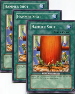 3 X YU-GI-OH HAMMER SHOT PROMO COMMON NM/MINT CP05-EN017 - Picture 1 of 1