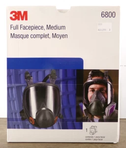 3M Full Facepiece Reusable Respirator 6800, Medium, New In Box, S5 - Picture 1 of 11