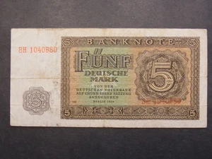5 Deutsche Mark 1948. DDR.  Selten ! - Bild 1 von 2