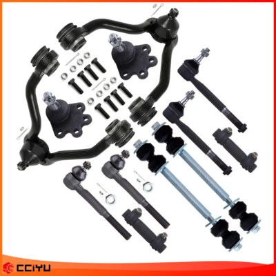 For 1988-1995 Chevy GMC K1500 K2500 Front Upper Control Arm Ball Joint Tie Rod - Image 1 of 4