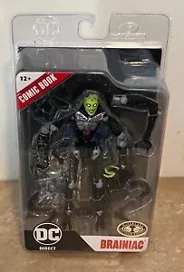 McFarlane Toys DC Direct Brainiac 7" Action Figure with Superman Comic Book - Picture 1 of 3