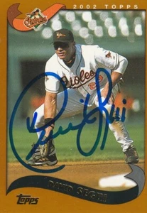 DAVID SEGUI BALTIMORE ORIOLES  SIGNED 2002 TOPPS CARD #137 - Picture 1 of 1