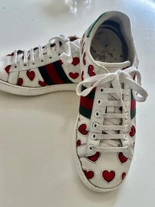 Seltene Gucci Sneaker Spezial Edition Herzen Gr 37 38 - Bild 1 von 17