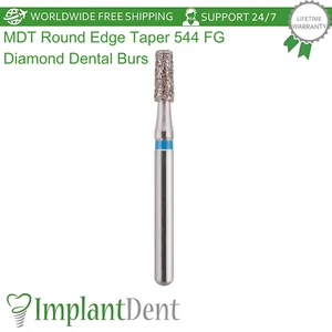 Dental MDT Round Edge Taper FG Diamond Burs 544 Contouring Smooth Transitions - Bild 1 von 6