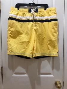 Tommy Hilfiger Swim Shorts Men's 2XL Yellow - Picture 1 of 10