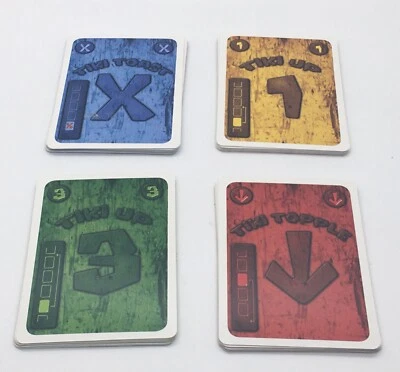 Gamewright Tiki Topple Board Game Replacement Parts All 28 Action Cards - Изображение 1 из 2