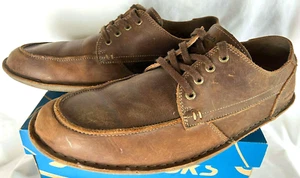 Hush Puppies Arvid Roll Flex Chestnut Leather HM1591-218 Oxfords Shoes Men's 12 - Picture 1 of 13