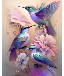 Diamond Painting Kits for Adults,5D DIY Hummingbird Diamond Art Kits round Full. - Picture 1 of 6