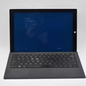 Microsoft Surface Pro 3 1631 i5-4300U 1.9GHz 8GB RAM 256GB SSD WIN10 + Keybo - Picture 1 of 11