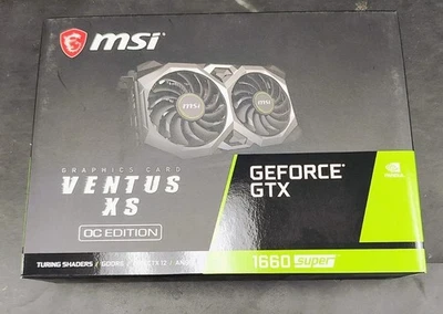 MSI VENTUS XS OC EDITION GEFORCE GTX 1660 SUPER 6GB Tarjeta Gráfica GPU con Caja Foto 1 de 4