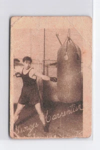1925 La Morena El Salvador Serie C #3 Georges Carpentier Rare Tobacco Type Card - Picture 1 of 2