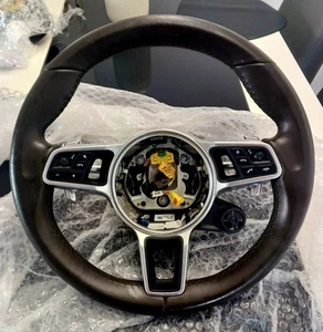 Lenkrad Lederlenkrad Porsche Cayenne-Panamera 92A 958 Facelift Orig. - Bild 1 von 7