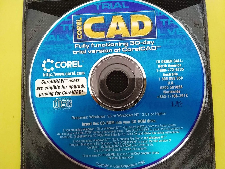 Corel CorelCAD Fully Functioning 30-day trial version - Image 1 of 1