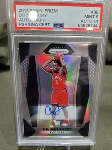2017 Prizm Og Anunoby Auto, PSA 9 - Picture 1 of 2