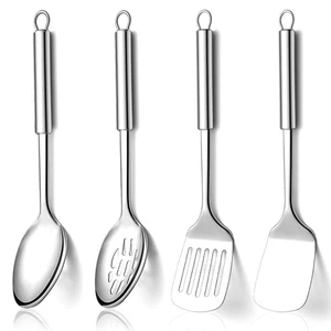 Kitchen Utensils Set 4pcs, Stainless Steel Cooking Utensils Set, Kitchen Tool... - Bild 1 von 7