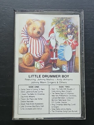 Little Drummer Boy 1988 Cassette Tape Featuring Johnny Mathis Andy Williams  - Image 1 of 4