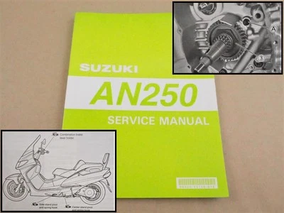 Suzuki AN 250 1998 Burgman Scooter Service Manual Werkstatthandbuch - Bild 1 von 2