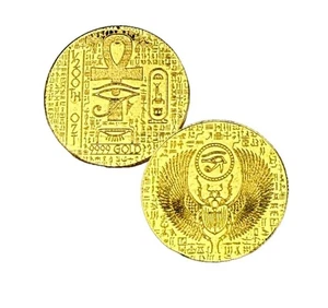  .9999 Feingold Ägyptischer Skarabäus Runde 24k Feingold Münze Bullion Invest 24k - Bild 1 von 3