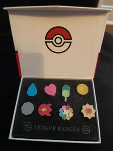 Pokémon Kanto Gym Pin Badge Set - Picture 1 of 3