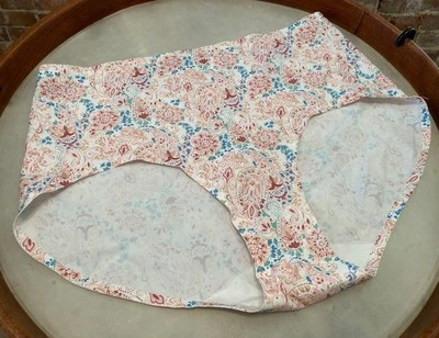 Calzoncillo Cuerpo Invisible Rhonda Shear Rosa Paisley 1X Nuevo Sin Costuras Foto 1 de 4