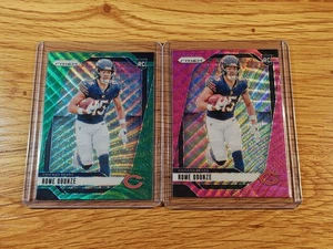 2) 2024 Prizm ROME ODUNZE Pink & Green Wave PRIZM Rookie Cards CHICAGO BEARS WR! - Bild 1 von 2