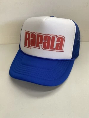 Vintage Rapala  Trucker Hat Fishing hat snapback hat Blue New Unworn - Image 1 of 2