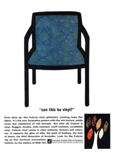 1966 Columbus Coated Fabrics: Can This Be Vinyl Vintage Print Ad - Picture 1 of 1