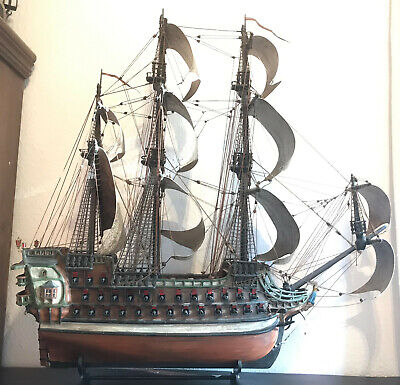 Modell Segelschiff Kriegsschiff Lübeck Dreimaster • 800€