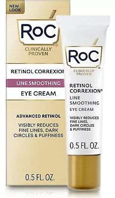 Roc Retinol Correxion Line Smoothing Eye Cream 0.5oz - BRAND NEW IN BOX - Image 1 of 4