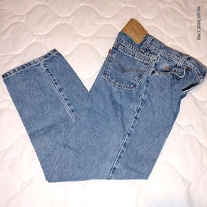 VTG Levi's 550 Orange Tab. Youth 11. Snap Closure. 100% THICK Cotton. Loose Fit - Picture 1 of 11