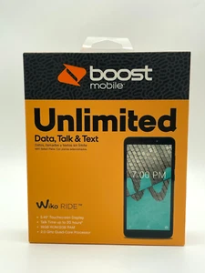 (Boost Mobile) Wiko Ride Black 16GB 5.4'' - NEW IN OEM BOX - Picture 1 of 2