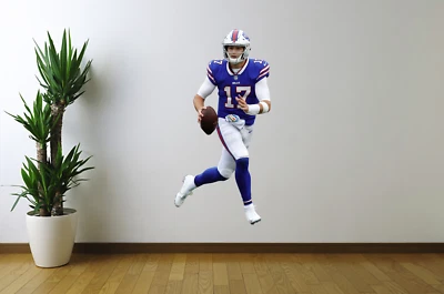 Pegatina de pared Josh Allen Buffalo Bills fútbol americano vinilo calcomanía extraíble decoración JA5 Foto 1 de 2
