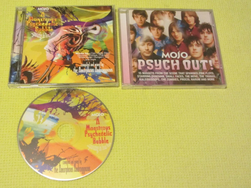 MOJO Psych Out & A Monstrous Psychedelic Bubble 2 CD Albums Rock MINT ft Can  - Image 1 of 1