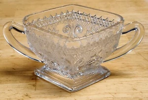 Indiana Clear Sandwich Glass Tiara Pattern Sugar Bowl Vintage 1980s In Exc Cond! - Picture 1 of 2